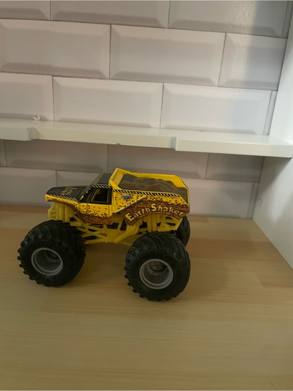 Earth Shaker Yellow Monster Truck Kids Toy - Brand: